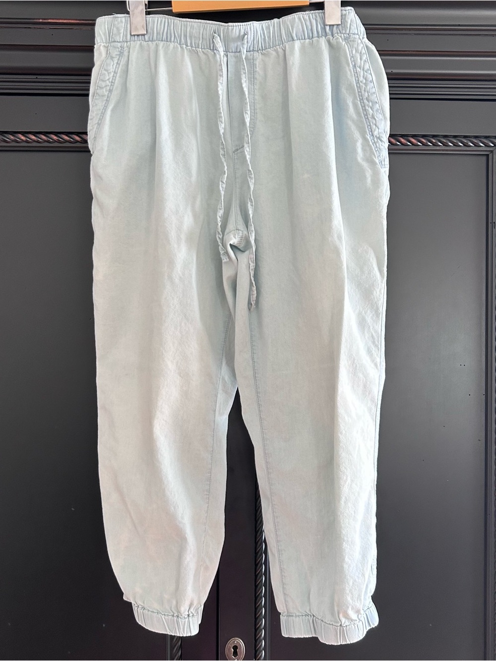 Joe Fresh Vintage Balloon Pants Parachute Harem Joggers Blue Medium Y2K 90s